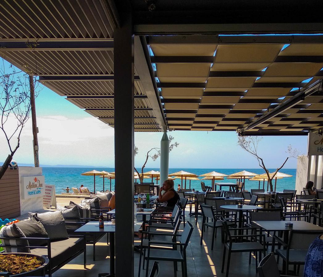 Meliton Inn Hotel & Suites By The Beach Neos Marmaras Exterior foto